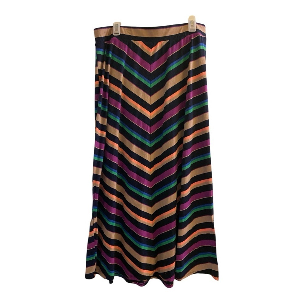 Cato Striped Maxi Skirt
